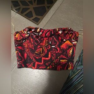 Pinup Couture Dixiefried Tiki Bustier top